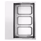 Tisch-Eisvitrine - 870mm - Statisch - für 4x 5 Liter Eisbehälter - gewölbter Deckel - Deckelöffnung zur Bedienseite