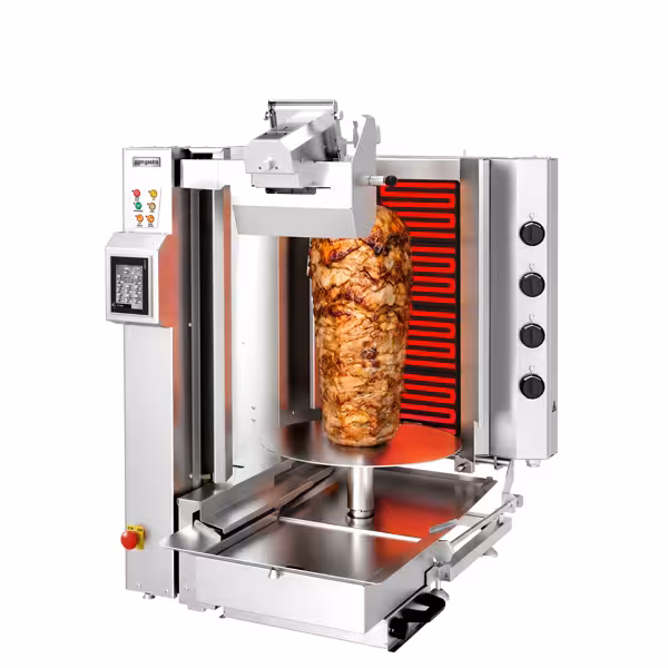 Electric Automatic Doner Kebab Grill - 4 Burner - up to 95kg - 6.4kW