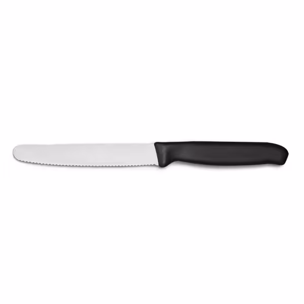Tomatenmes - Lemmet: 110mm - gekarteld - RVS