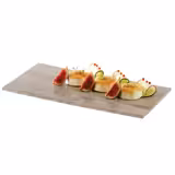 (6 pcs) GN 1/3 Gastronorm Tray - DRIFTWOOD - Melamine - 325x176mm - Height: 15mm - Grey