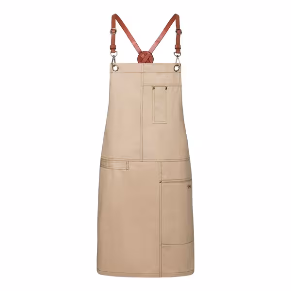 Karlowsky - Haklappsförkläde Urban X-Style - Beige