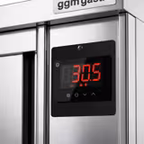 Commercial Hot Cupboard PREMIUM – 1000 × 700 mm – with Upstand & Sliding Doors – Digital