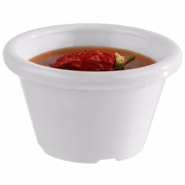 (72 pcs) Dipping Pot - 12-piece Set - PET - 40ml - 60x60mm - White