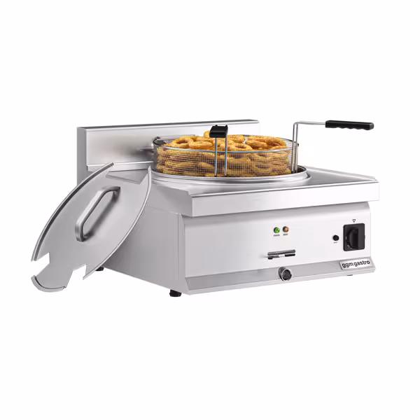 Profesyonel Elektrikli Balık Fritözü - 25L - 15kW - Termostatik kontrollü