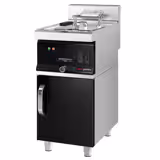 Elektrikli Fritöz MARIO 700 - 10L - 12kW - Termostatik kontrollü - Yağ boşaltma musluklu - Dolaplı - 1 kapılı dolap