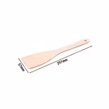 Spatula - Düz - Ahşap Saplı - Uzunluk: 300mm - 57x297mm
