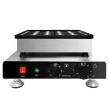 Plancha para gofres - Individual - Manual - 850 vatios - Forma: Poffertjes - para 25 piezas