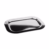 (6 pcs) Plateau de présentation - FINESSE - Acier inoxydable - 390x260mm - Hauteur:20mm