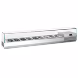 Countertop Prep Well / Refrigerated Topping Unit PREMIUM PLUS - 1976x353mm - 9x GN 1/4