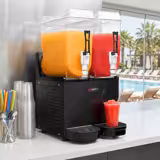 Slush-Maschine - 2x 12 Liter - 984 Watt - Schwarz