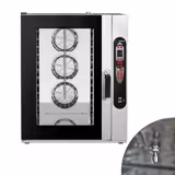 Electric Commercial Combi Oven - Digital Controls - 10x GN 2/1 or 20x GN 1/1 - incl. Automatic washing system, Wi‑Fi & USB, Hand shower, Core temperature probe, Direct steam injection