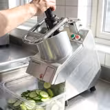 Elektryczna szatkownica do warzyw - 750 W - otwór wsadowy Ø 170 mm - włącznie z 5 tarczami do krojenia	