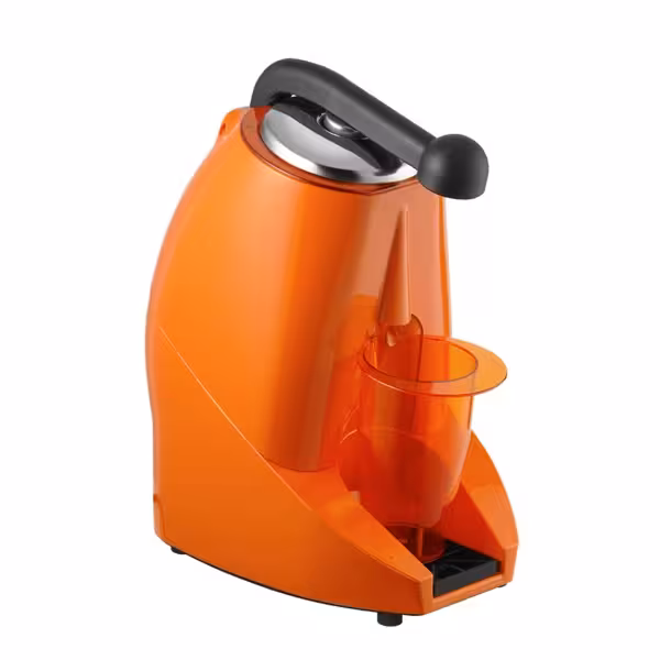 Elektrische citruspers - 570W - met hendel, wassysteem - ABS kunststof & RVS - oranje