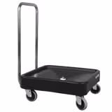 Transport Trolley for Dishwasher Baskets - 58x58cm - with 1 storage area - with handle