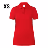 (6 pezzi) KARLOWSKY | Poloshirt da lavoro da donna Basic - Rosso - Taglia: XS