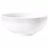 (4 pieces) SELTMANN WEIDEN | Porcelain Bowl – Ø 13 cm - Pearl Grey - Blues - Dishwasher Safe