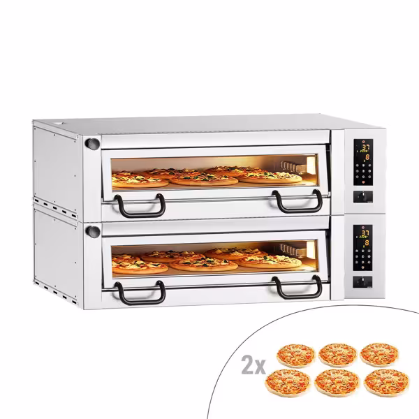 Elektro Pizzaofen Power - 6+6x 34cm - Digital