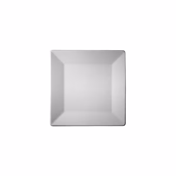(12 pz) MAYA - Piatto piano - quadrato - Porcellana - 170x170mm - Bianco