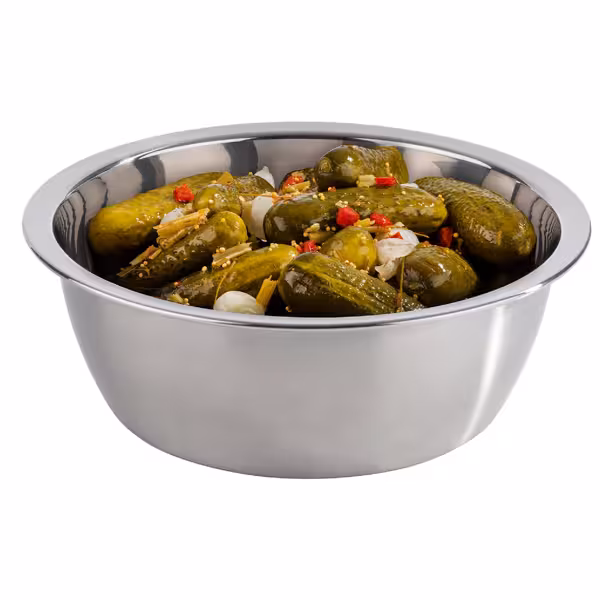 Stainless Steel Buffet Serving Bowl FASS – Ø260 mm - 3 L - Silver - H 90 mm