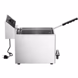 Frituurpan - 12 liter - 3,25 kW - mechanische bediening - met aftapkraan