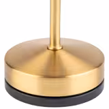 (4 unid) Candeeiro de mesa LED - ALVA MICRO - recarregável sem fios - regulável em 3 níveis - Ø80mm - Dourado - IP54