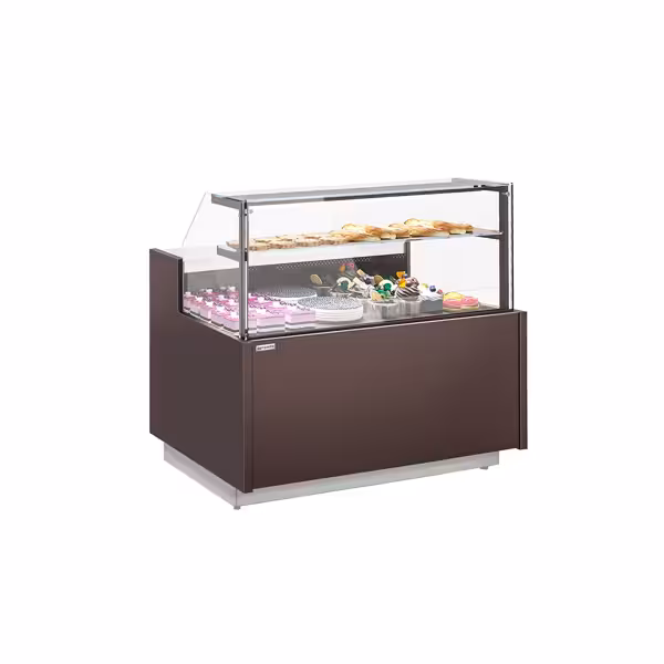 Banco pasticceria refrigerato - 1682x990mm - Ventilata - 138 L - 2 porte - con 2 ripiani