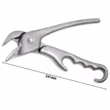 Pince pour plaque à pizza - aluminium