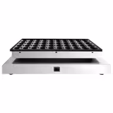 Commercial Waffle Maker - Single - Manual - 1.7kW - Shape: Poffertjes - Ø 42mm - for 50 pieces - plates with Teflon coating