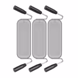 Set di cestelli cuocipasta - 3x 290x105x200mm | 3x 0,8kg | 1/3 - acciaio inox AISI-304 | angoli arrotondati | materiali resistenti al calore | facile da pulire - per cuocipasta - senza Tappo in teflon