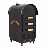 Forno para batatas Kumpir a gás - controlo mecânico - 4,9kW - 500x1200x700mm - com 3 gavetas