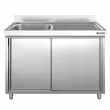 Chiuvetă tip dulap 1,4m - 1 cuvă în partea stângă L 60 x B 50 x T 30 cm