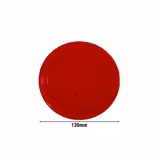 (100 pieces) THERMO FUTURE BOX | Silicone lid for side dish tray - 500ml - Round - Red