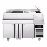 Barski- & Rashladni pult za pripremu pića - 1200x600 mm - 150 litara - Sa 2 vrata & policama