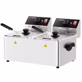Elektromos dupla olajsütő - asztali - 4+4 liter - 5 kW