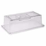 (6 unid) Tampa GN - GN 1/3 - Policarbonato - 325x176mm - Altura: 105mm - com sistema empilhável