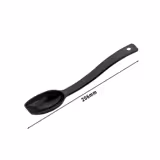 (12 piezas) CAMBRO | Camwear® cuchara de policarbonato para ensalada - 205 mm - negro