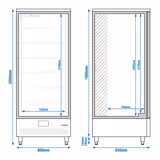 Abatidor de temperatura Industrial Mixto - 15x GN 1/1 o 600x400mm