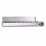Vetrina Refrigerata Porta Ingredienti / Vetrina Gastronorm ECO - 1800x395mm - 8x GN 1/3