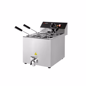 Cocedor de pasta - 8 litros - 3,25 kW - con grifo de vaciado - incl. 4 cestas