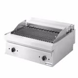 Commercial Electric Water Grill - 8.75kW - Countertop - 700mm Deep - 2 Burners - Tilting Grill Grid