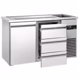 Barkylbänk PREMIUM - 1550x700 mm - 1 dörr & 3 lådor