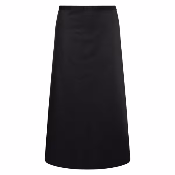 KARLOWSKY | Basic Bistro Waist Apron – Black - 100×75 cm - 65% Polyester / 35% Cotton