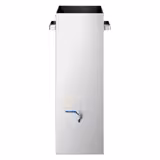 Serbatoio di pulizia per spiedi girarrosto pollo - 300x480x800mm - acciaio inox