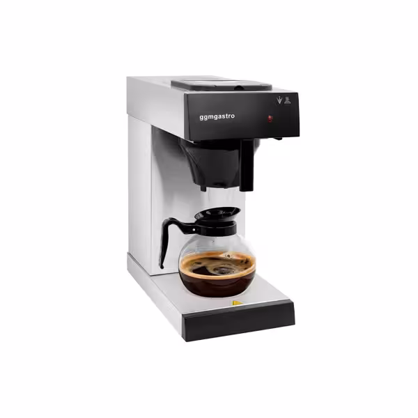 Machine à café filtre - 1,8 litre - avec 2 plaques chauffantes - incl. carafe en verre