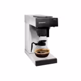 Filter koffiezetapparaat - 1,7 liter - 2 kW - met 2 warmhoudplaten - incl. glazen kan