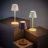 (4 pièces) Lampe de table – MERLE – dimmable en 3 niveaux – Ø 110 mm – Whisper White