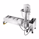 Commercial Automatic Donut Machine – 250–400 pcs/h - 3 sizes Ø40–90 mm - 13 L oil tank - Countertop