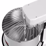 Impastatrice a spirale professionale - 33L / 25kg - 1 velocità - testa sollevabile & vasca estraibile - con timer - 400V trifase - per impasti ad alta idratazione