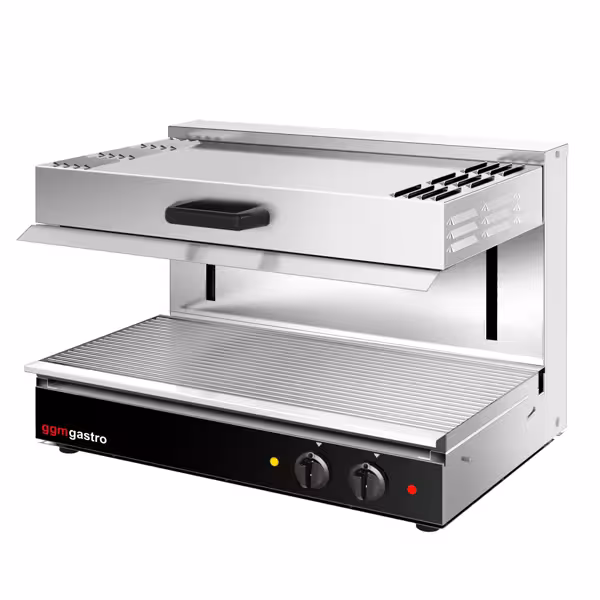 Electric Rise & Fall Salamander Grill SPECIAL - 3.4kW - 220V - Height-Adjustable Heating Elements - 1 Shelves