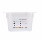 (6 pièces) CAMBRO | SafeTrak - Récipients en polypropylène GN 1/4 - laiteux - Hauteur : 100mm